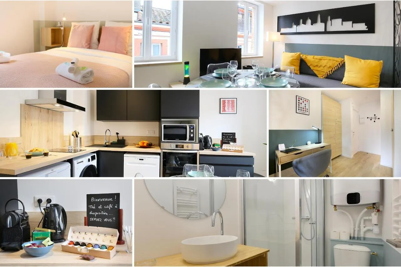 Appartement Expat Renting - Entre Piment & Violette - Saint Michel à Toulouse 0*,