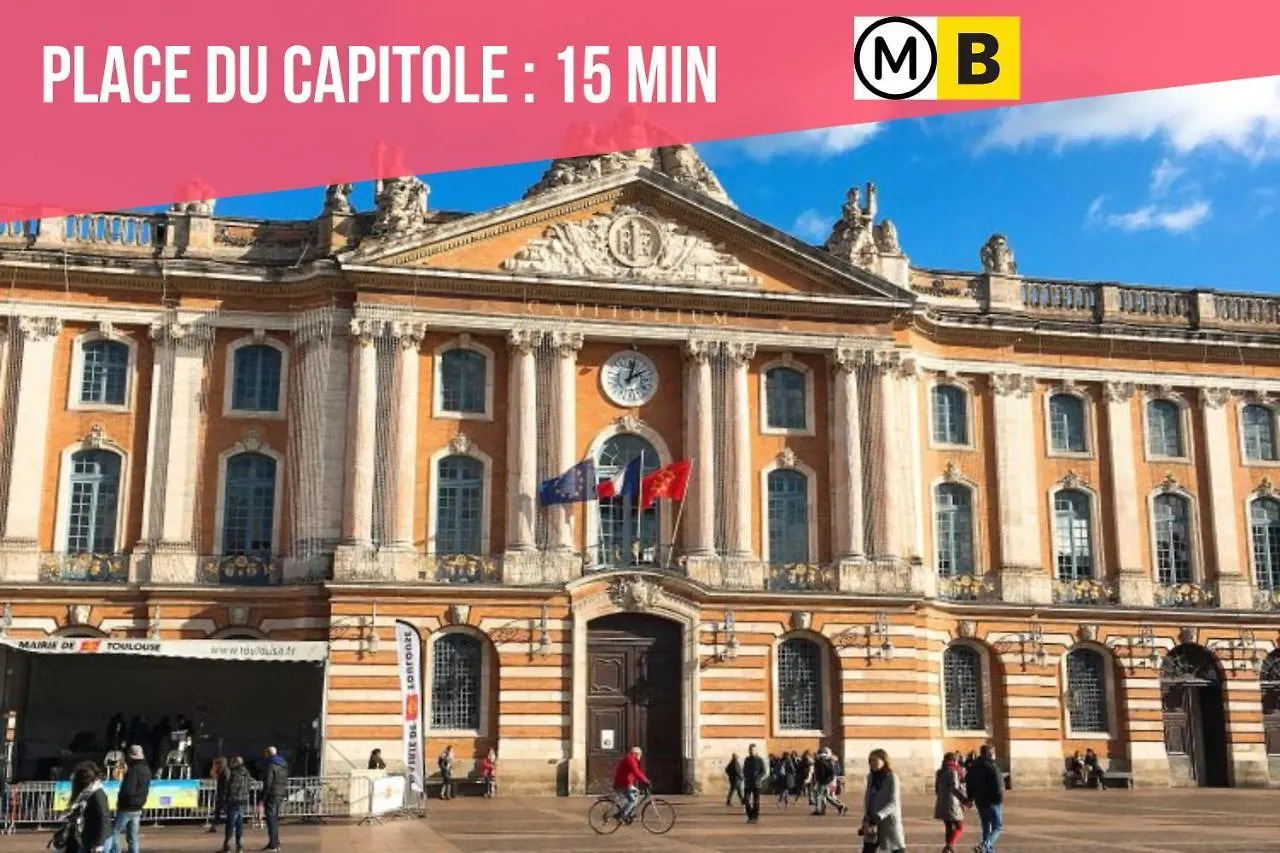Appartement Expat Renting - Entre Piment & Violette - Saint Michel à Toulouse 0*,